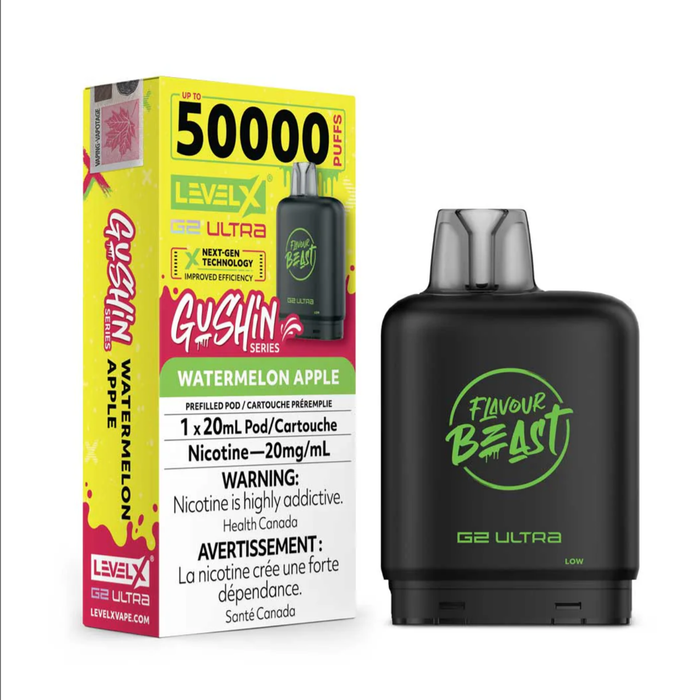 Level X G2 Ultra prefilled pod, header for the pod compatibility guide