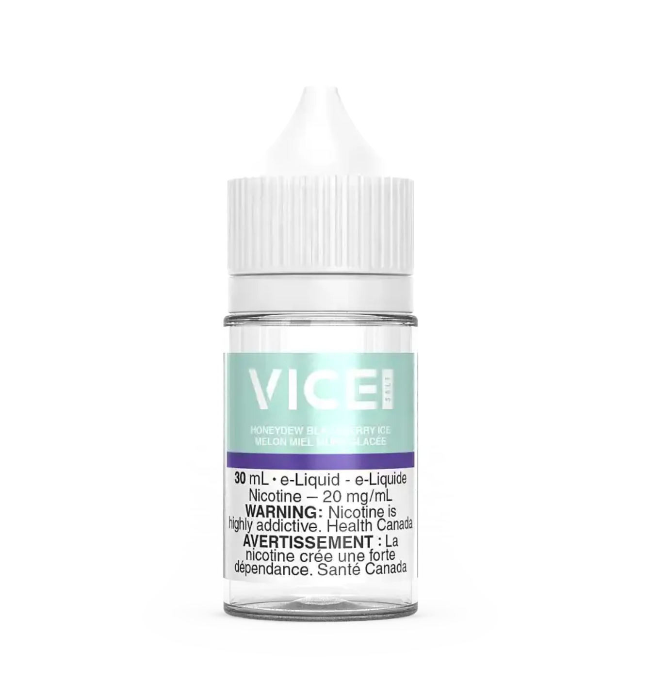 30 mL bottle of salt nic e-liquid, header for the salt nic vs freebase guide