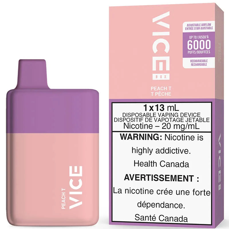 Vice Box - Peach T 6000 Puffs Disposable Vape