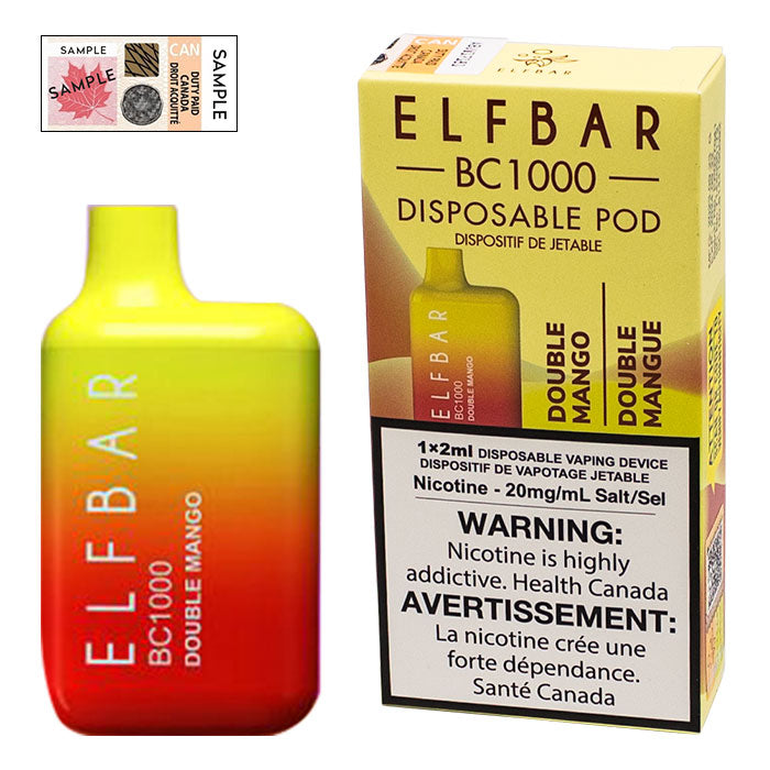 Elfbar - Double Mango 1000 Puffs Disposable Vape