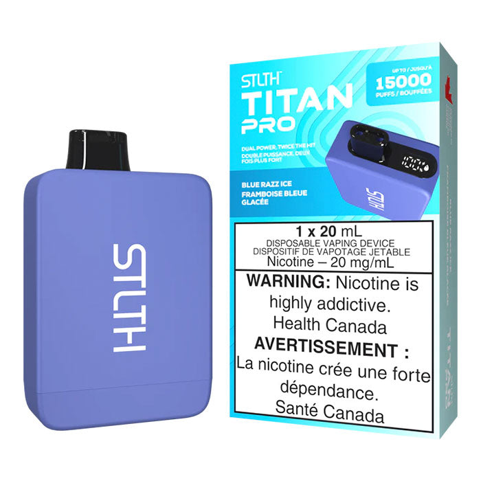 Stlth Titan - Blue Razz Ice 15000 Puffs