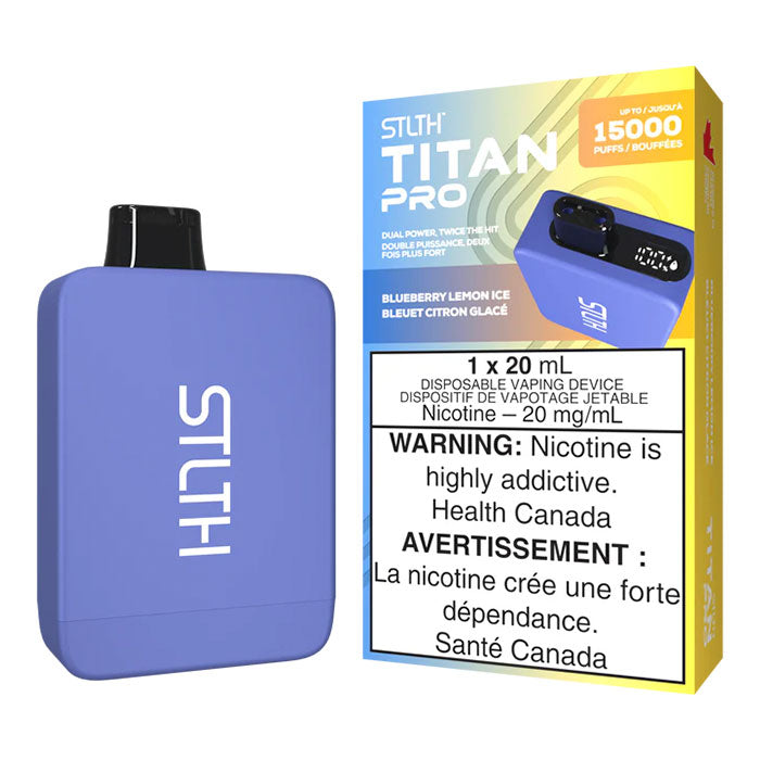 Stlth Titan -  Blueberry Lemon Ice 15000 Puffs