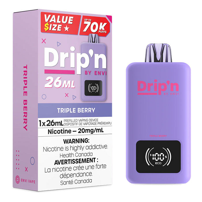 Drip'n by Envi - Triple Berry 70000 Puffs