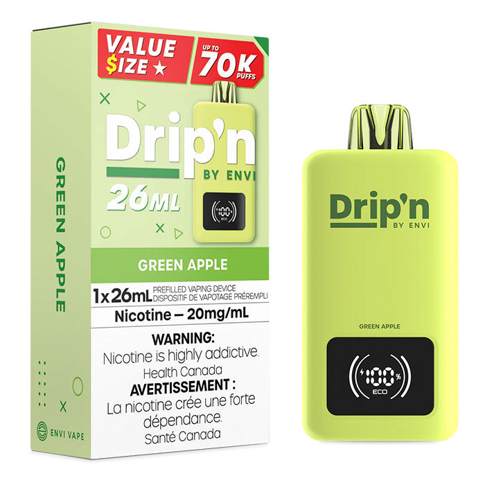 Drip'n by Envi - Green Apple 70000 Puffs