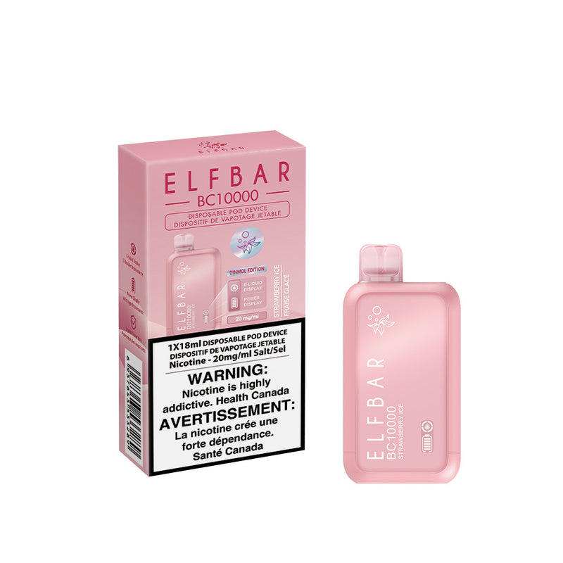 Elf Bar BC10000 Disposable Vape - 10K Puffs - 18ml BC10000-Strawberry-Ice