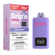 Dripn by Envi 70k Disposable Vape - 70K Puffs - 26ml Triple Berry