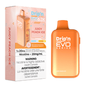 Dripn By Envi Evo 63K Disposable Vape - 63K Puffs - 20mg - 20mL Juicy Peach Ice