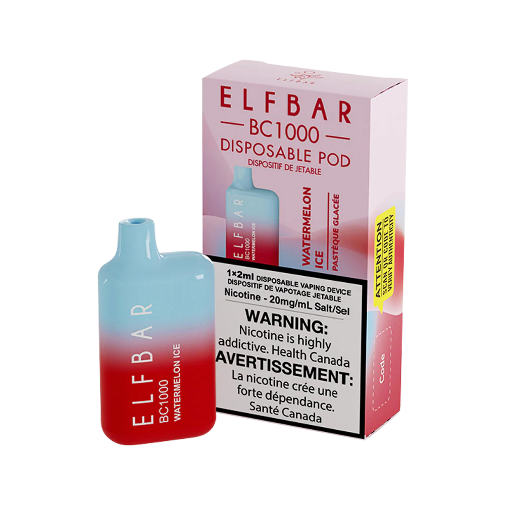 Elfbar - Watermelon Ice 1000 Puffs Disposable Vape