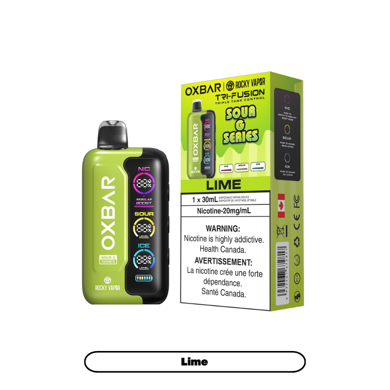 Rocky Vapor Oxbar Tri Fusion Disposable Vape - 30ml