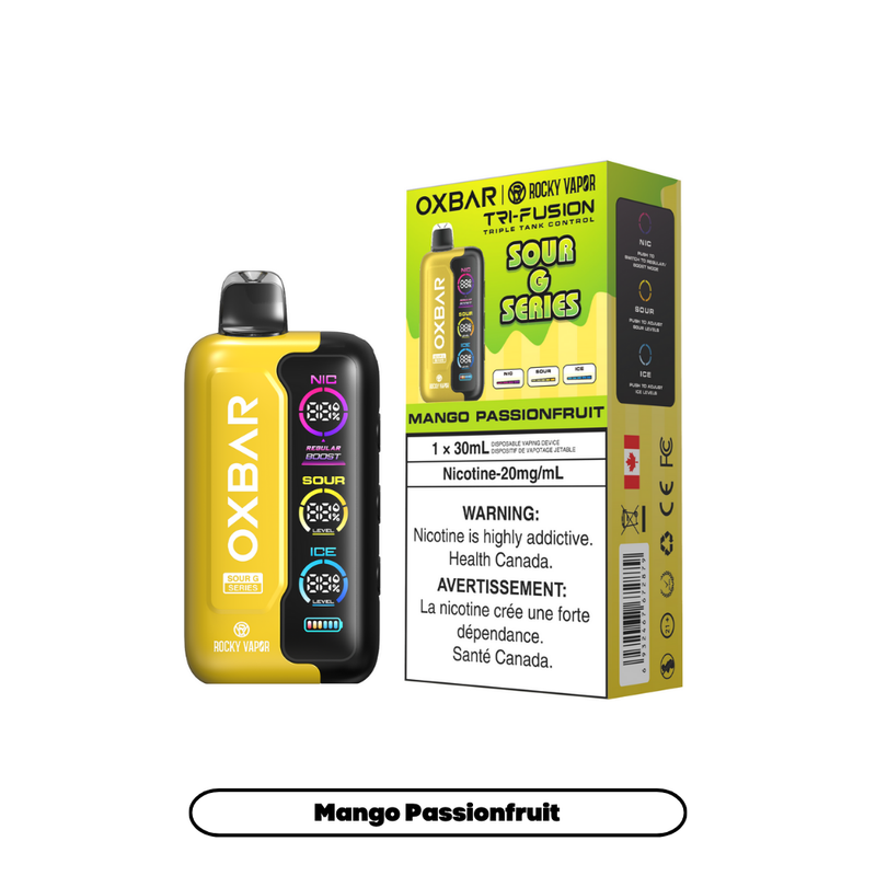 Rocky Vapor Oxbar Tri Fusion Disposable Vape - 30ml