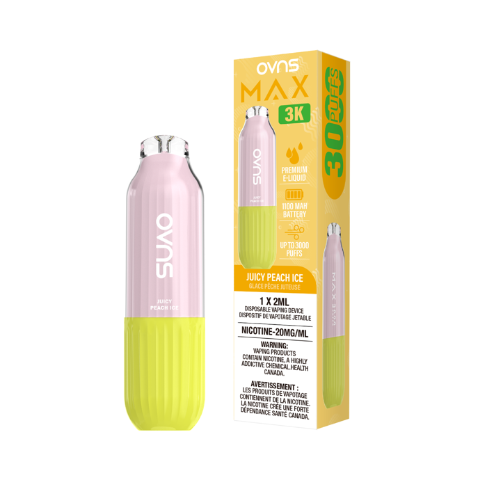 OVNS Max 3K Disposable Vape - 3000 Puffs - 2mL