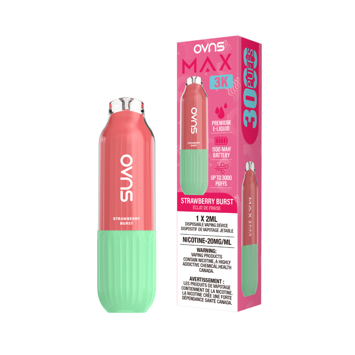 OVNS Max 3K Disposable Vape - 3000 Puffs - 2mL