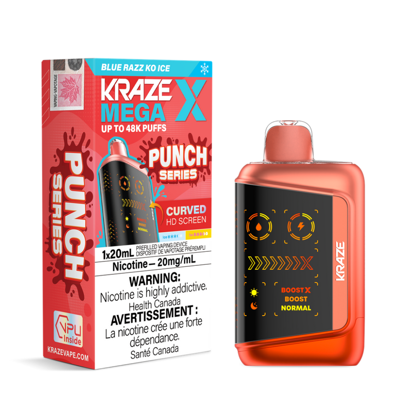 Kraze Mega X 48K Disposable Vape - 48K Puffs - 20mL - 20mg