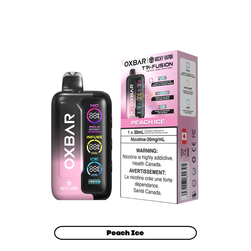 Rocky Vapor Oxbar Tri Fusion Disposable Vape - 30ml