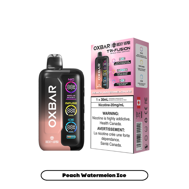 Rocky Vapor Oxbar Tri Fusion Disposable Vape - 30ml