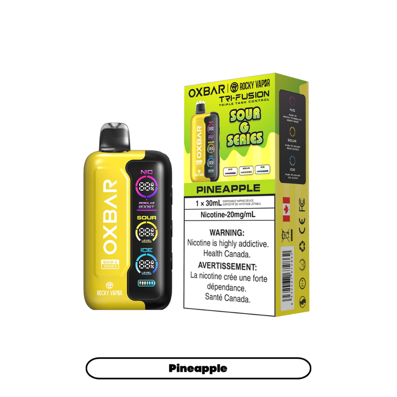 Rocky Vapor Oxbar Tri Fusion Disposable Vape - 30ml