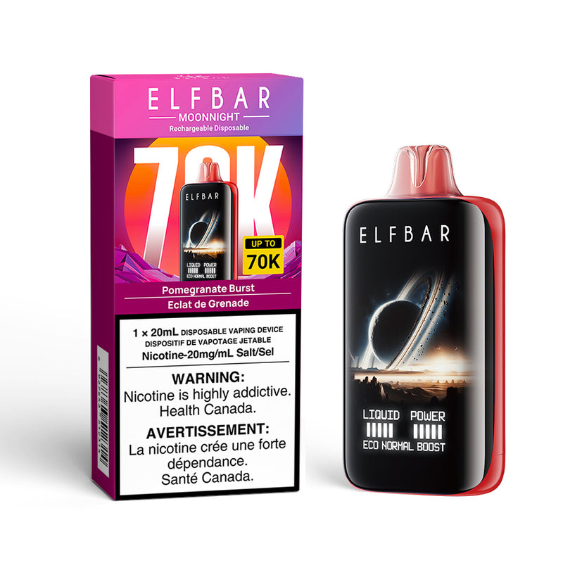 Elf Bar MoonNight 70K Disposable Vape - 70K Puffs - 20mL