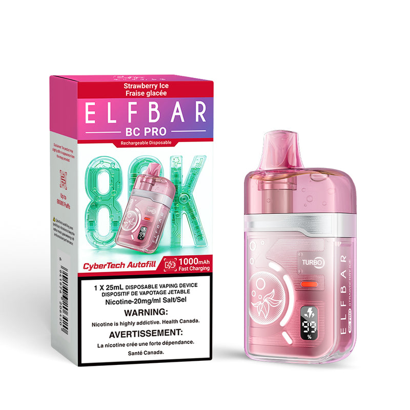Elf Bar BC Pro 80K Disposable Vape - 80000 Puffs - 25mL