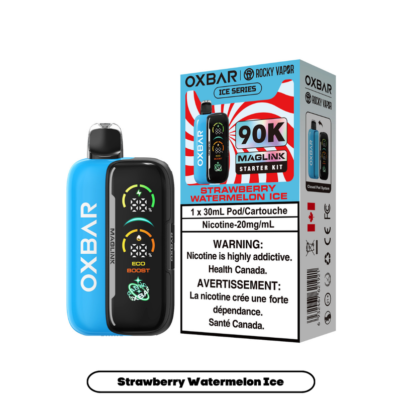 Rocky Vapor Oxbar Maglink Starter Kit Disposable Vape - 90K Puffs -30mL