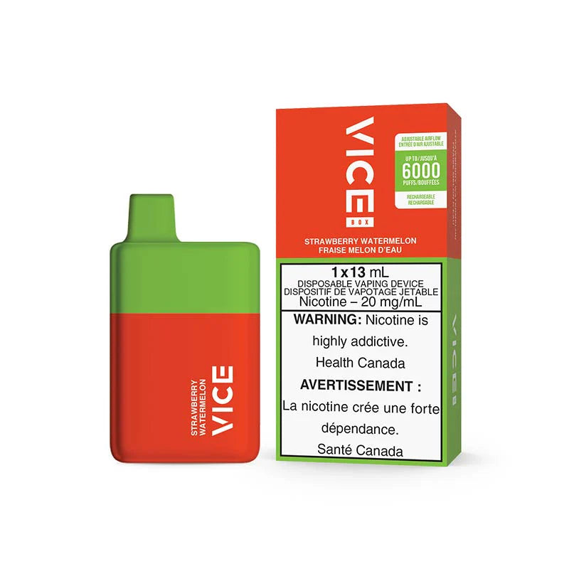 Vice Box - Strawberry Watermelon 6000 Puffs Disposable Vape