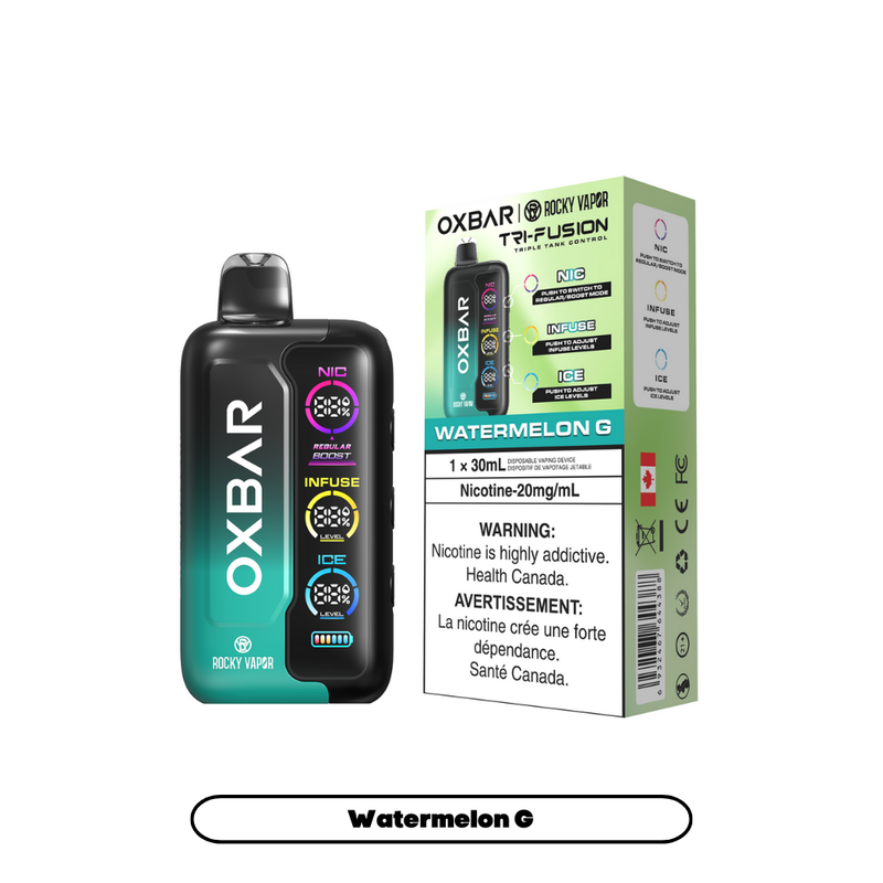 Rocky Vapor Oxbar Tri Fusion Disposable Vape - 30ml