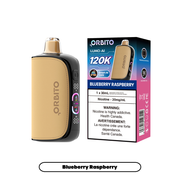 Orbito Lumo AI 120K disposable vape, Blueberry Raspberry
