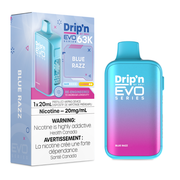 Dripn By Envi Evo 63K Disposable Vape - 63K Puffs - 20mg - 20mL Blue razz