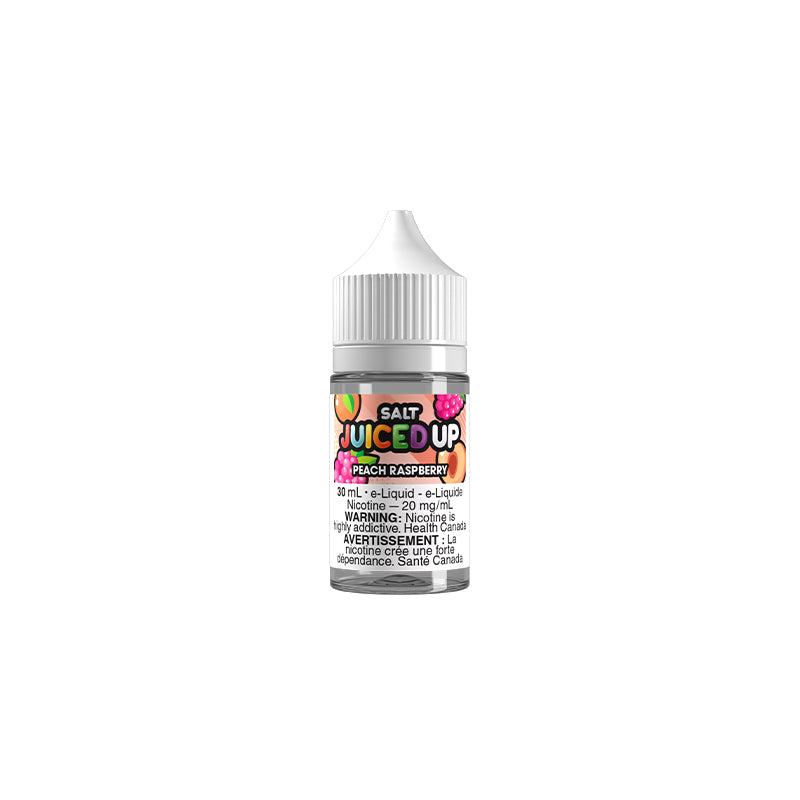 Juiced Up Salt e-liquid 30mL, Peach Raspberry