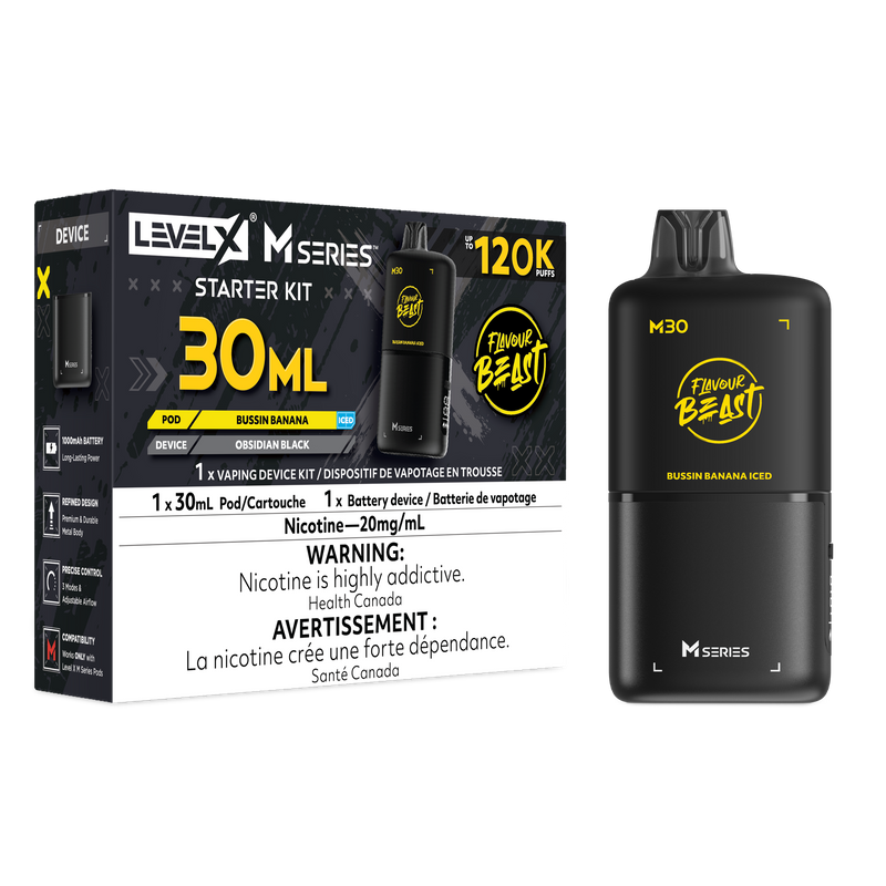 Level X M Series starter kit, Bussin Banana Iced