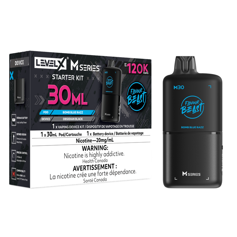 Level X M Series starter kit, Bomb Blue Razz