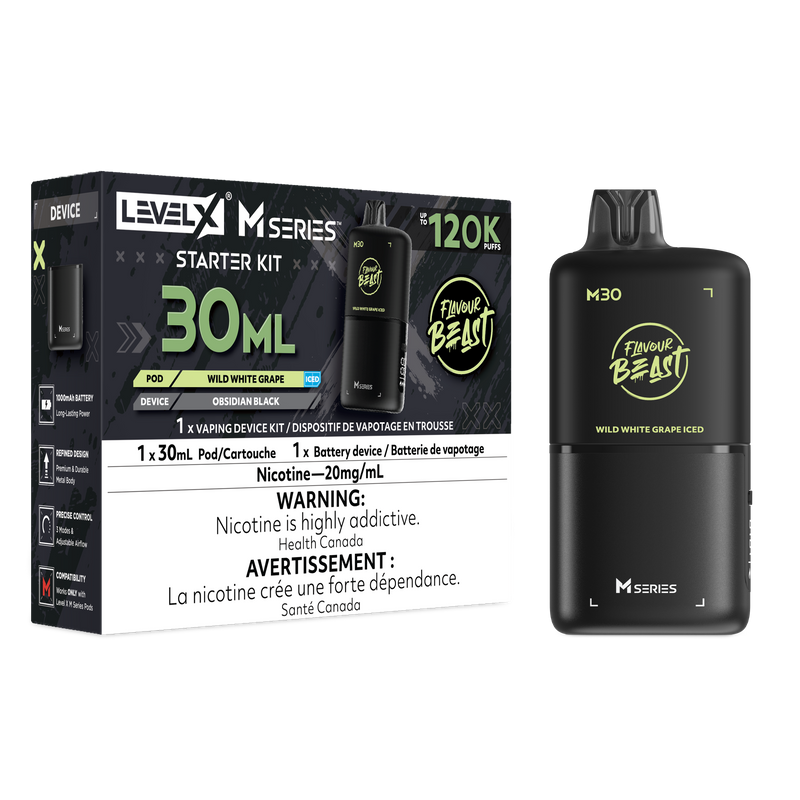 Level X M Series starter kit, Wild White Grape Iced