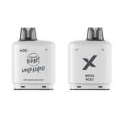 Level X M Series 30mL pod, Unleashed Epic Blue Razz Iced