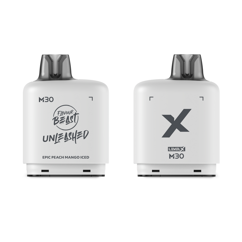 Level X M Series 30mL pod, Unleashed Epic Peach Mango Iced