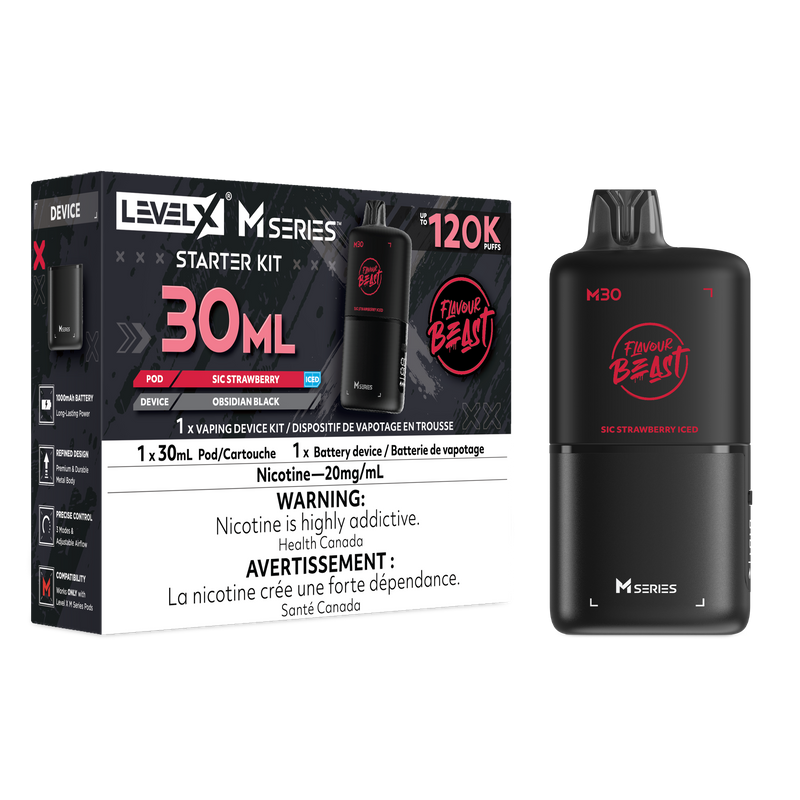 Level X M Series starter kit, Sic Strawberry Iced