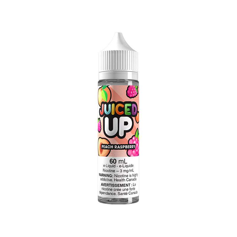 Juiced Up e-liquid 60mL, Peach Raspberry