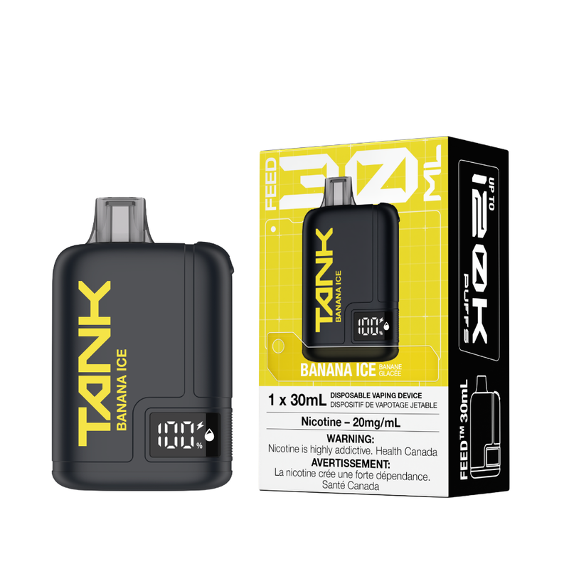 FEED Tank 120K disposable vape, Banana Ice