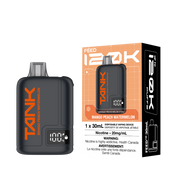 FEED Tank 120K disposable vape, Mango Peach Watermelon