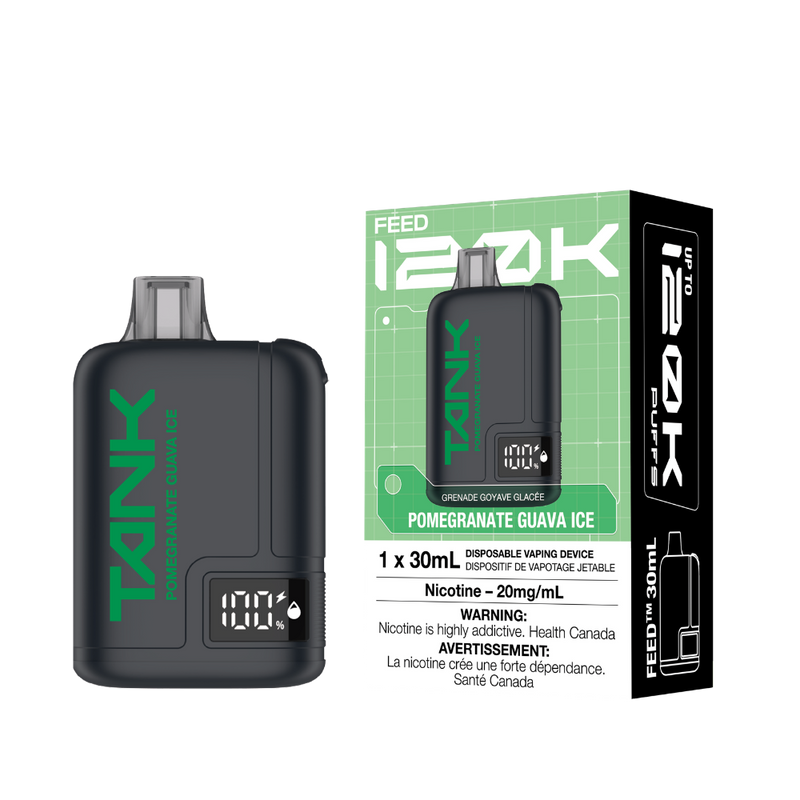 FEED Tank 120K disposable vape, Pomegranate Guava Ice