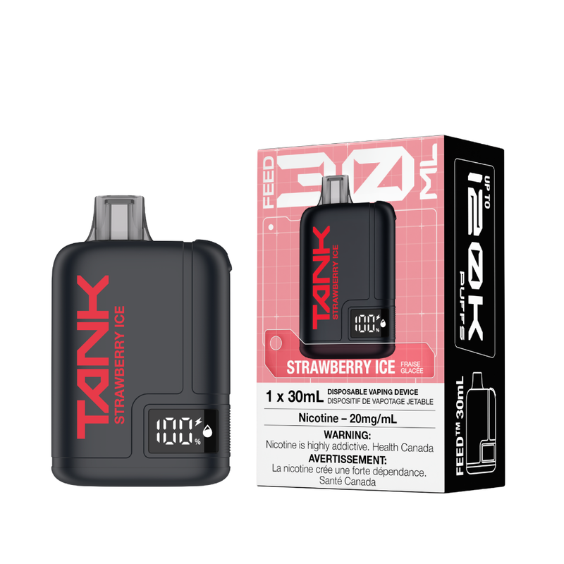 FEED Tank 120K disposable vape, Strawberry Ice