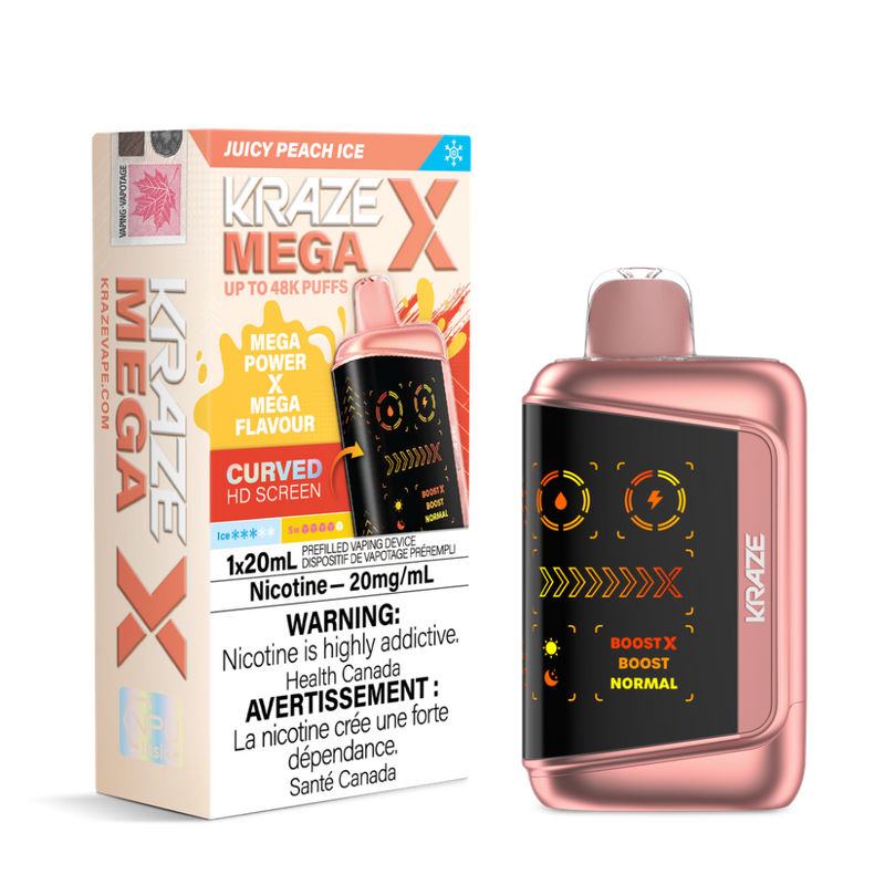 Kraze Mega X 48K Disposable Vape - 48K Puffs - 20mL - 20mg