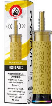 StarBuzz E-Hose 100K disposable vape, Mighty Freeze