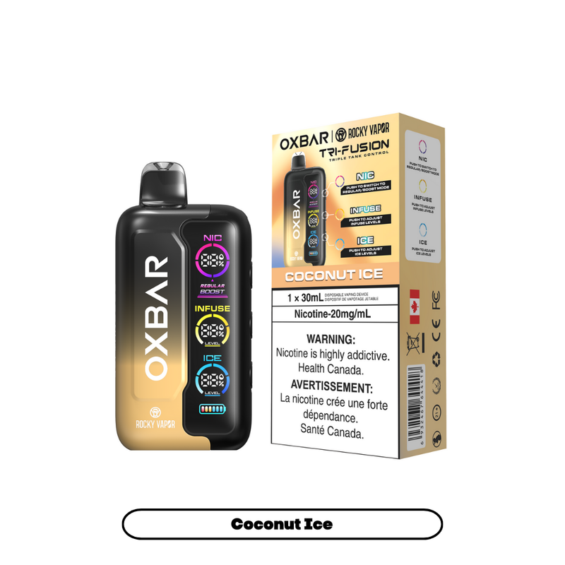 Rocky Vapor Oxbar Tri Fusion Disposable Vape - 30ml