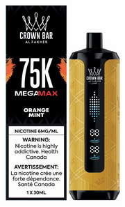 Al Fakher Mega Max 75K disposable vape, Orange Mint