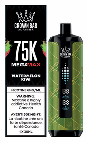Al Fakher Mega Max 75K disposable vape, Watermelon Kiwi
