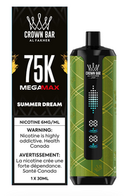 Al Fakher Mega Max 75K disposable vape, Summer Dream