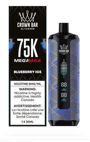 Al Fakher Mega Max 75K disposable vape, Blueberry Ice