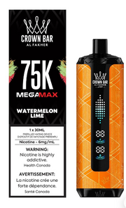 Al Fakher Mega Max 75K disposable vape, Watermelon Lime