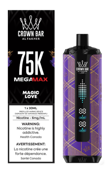 Al Fakher Mega Max 75K disposable vape, Magic Love